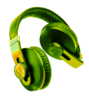 Awesome Green Headphones Image